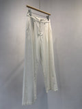 Weisse Wide-Leg Jeans aus Lyocell