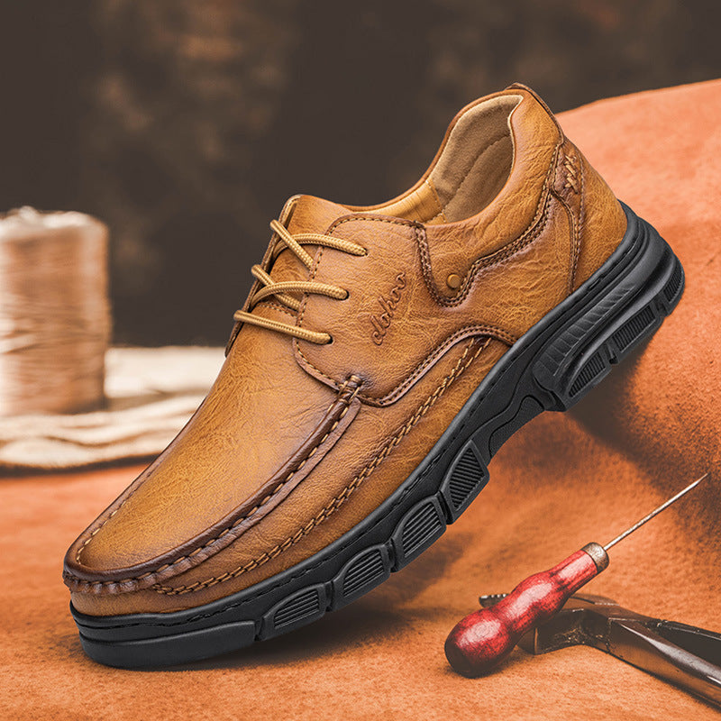 Herren-Sneaker aus Kunstleder mit Schnürung – Bild 7 | LuxeStyle
