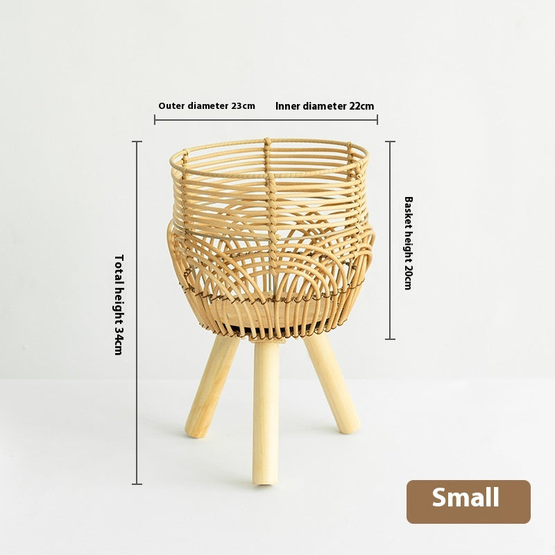 Geflochtener Blumenkübel-Organizer – Bild 6 | LuxeStyle