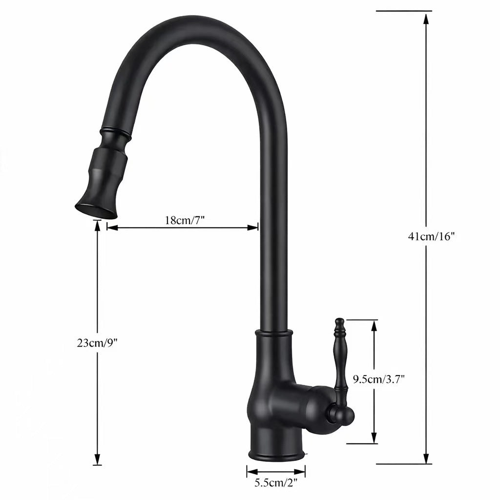 Kupfer Wasserhahn ausziehbar für Küche und Bad – Bild 8 | LuxeStyle