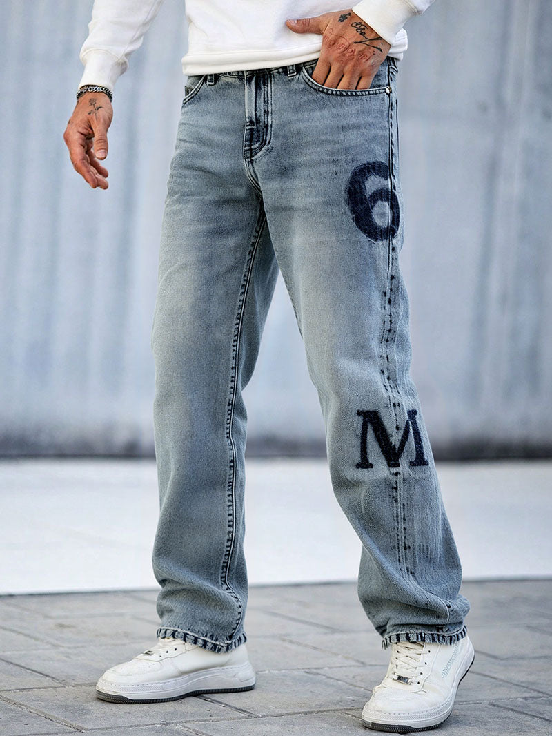 Gerade geschnittene Herren-Hosen