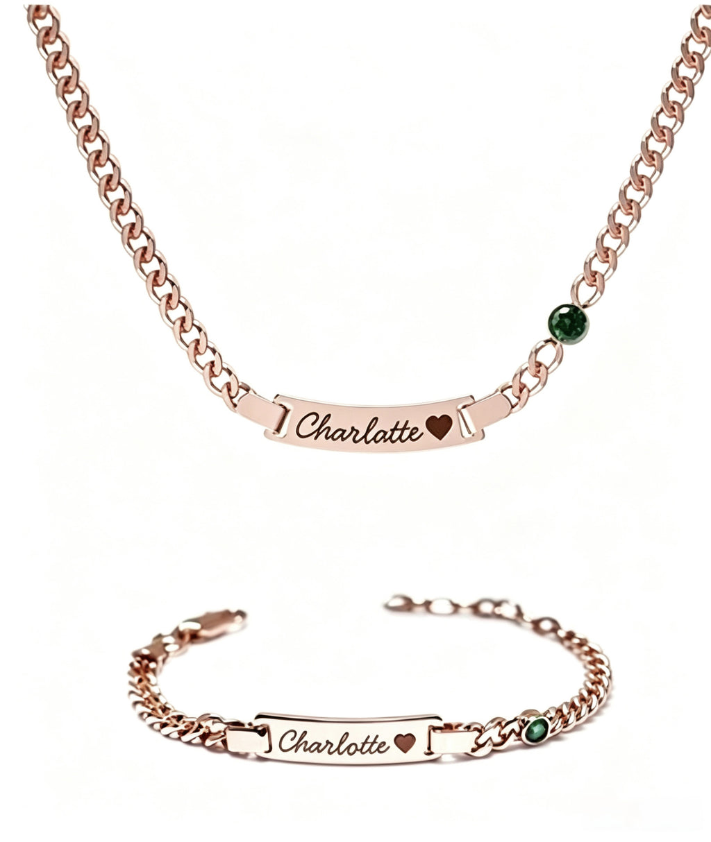 Edelstahl-Halskette mit Gravur – Bild 6 | LuxeStyle