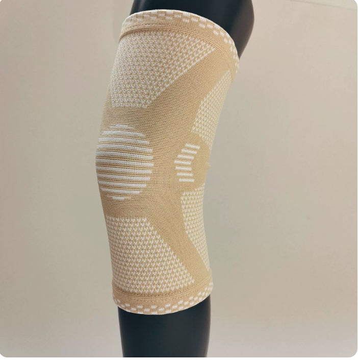 Gestrickte Sport-Kniebandagen