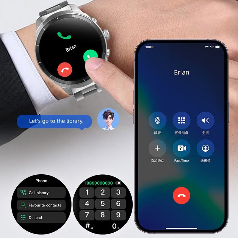 Smartwatch mit Schlafanalyse & Bluetooth-Anrufen – Bild 2 | LuxeStyle