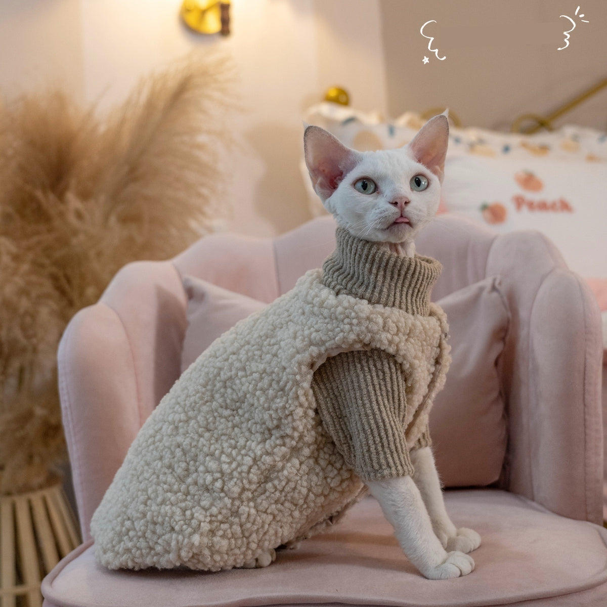 Katzenpullover aus Lammwolle – Bild 4 | LuxeStyle