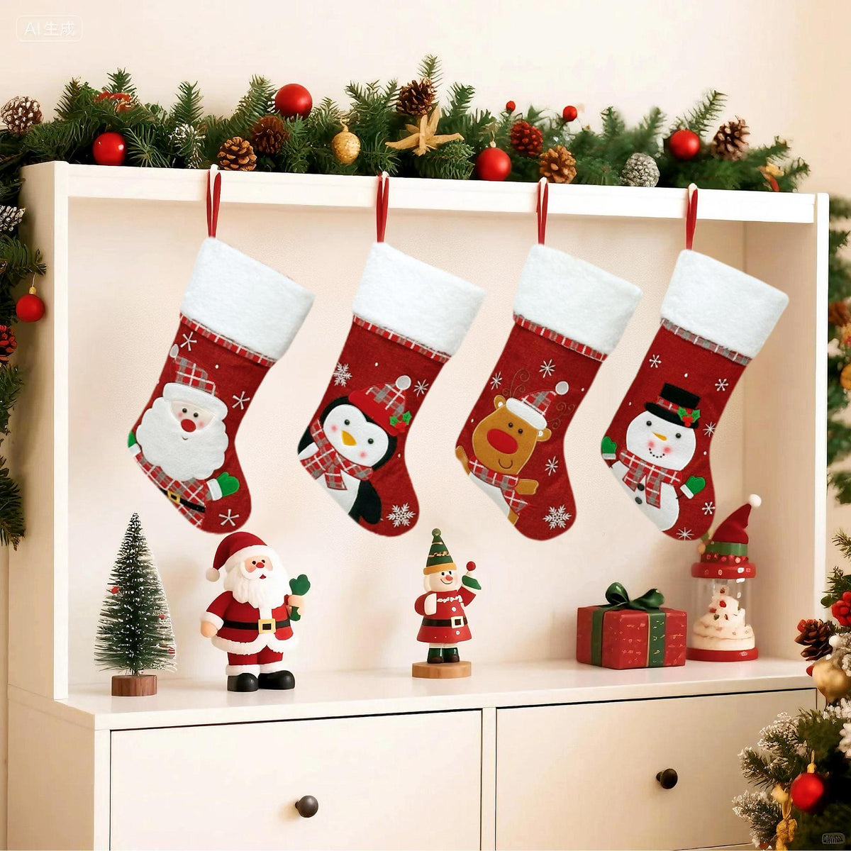 Weihnachtsstrumpf-Geschenkbeutel Anhänger – Bild 8 | LuxeStyle