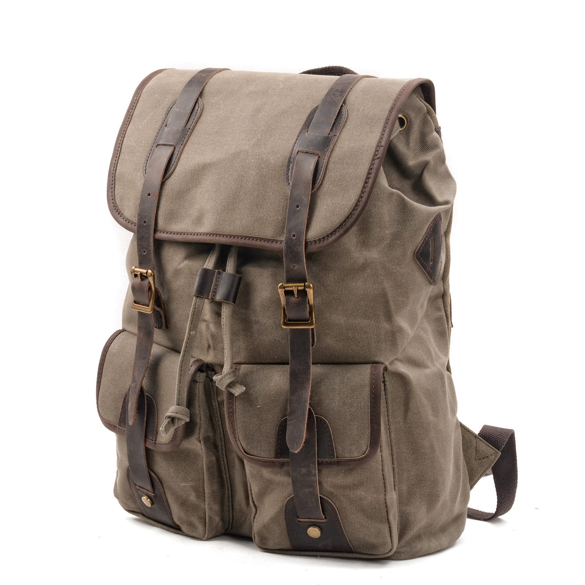 Reise-Rucksack Canvas & Leder – Bild 4 | LuxeStyle