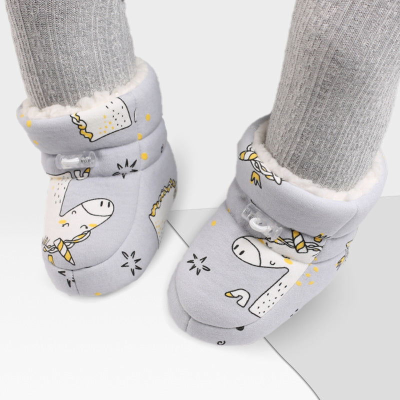 Warme Baby Winterstiefel mit Cartoon-Motiven