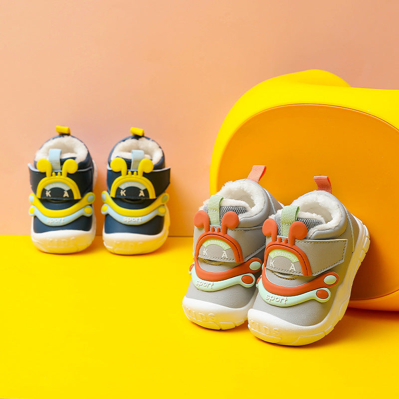 Baby Winter-Schuhe aus Baumwolle mit Klettverschluss – Bild 2 | LuxeStyle