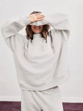 Trendy Sweatshirt mit Kapuze