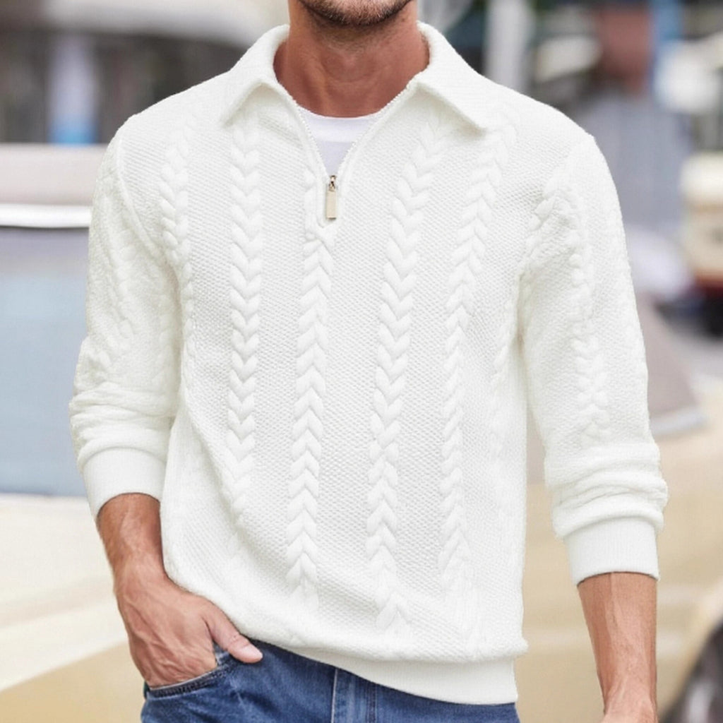 Herren Sport Hoodie mit Half-Zip