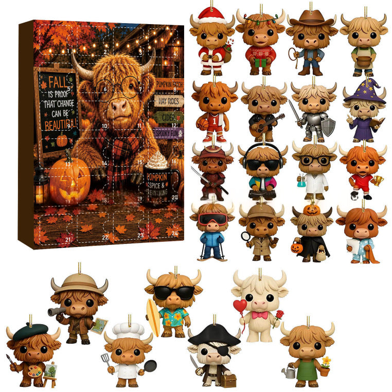 3D Highland Cow Adventskalender – Bild 4 | LuxeStyle