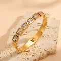 Titanstahl Armband mit Zirkonia | LuxeStyle