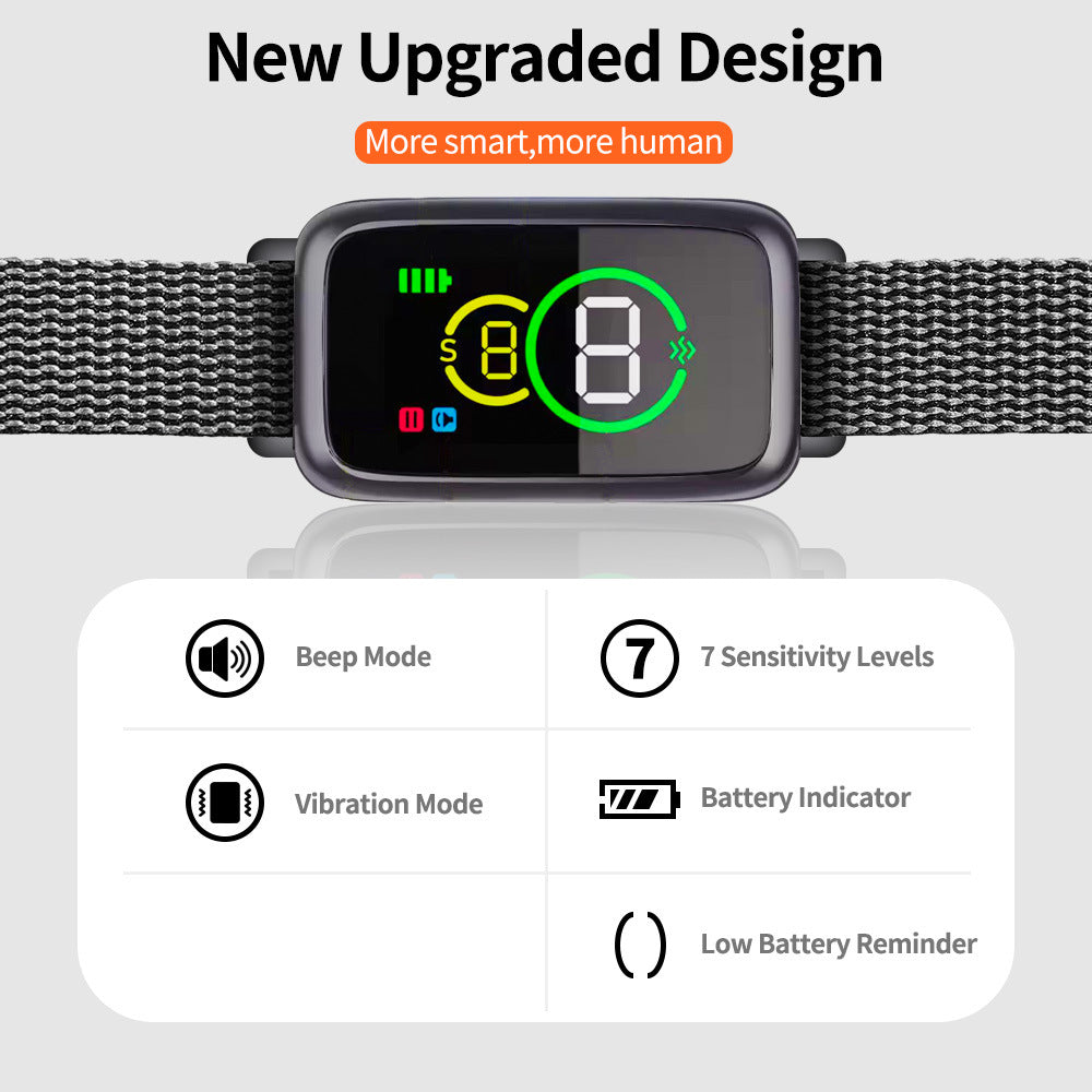 Smartes Anti-Bell Halsband mit Farbdisplay – Bild 4 | LuxeStyle