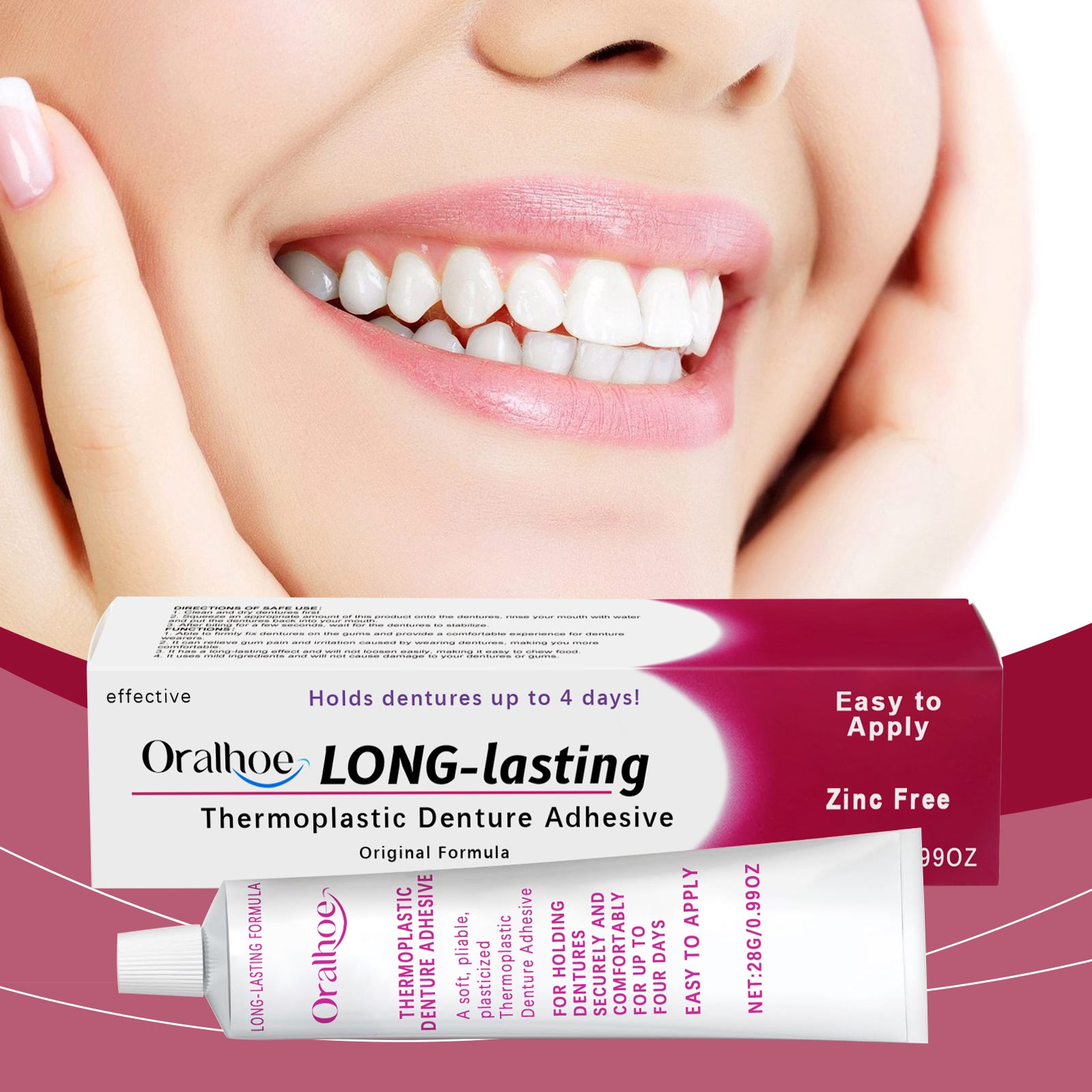 Haftcreme für Zahnprothesen 28g