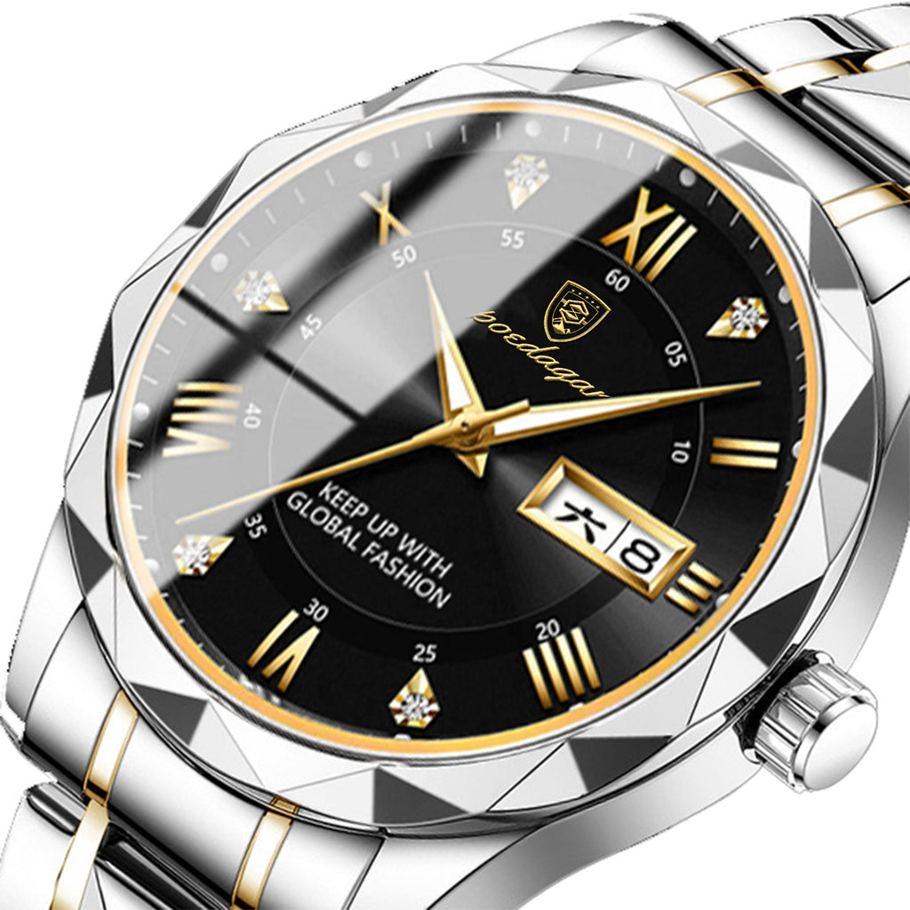 Herrenuhr Quarzwerk Lederarmband – Ansicht 3