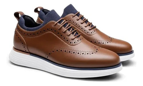 Low-Top Herren Sneaker aus synthetischem Leder – Bild 8 | LuxeStyle