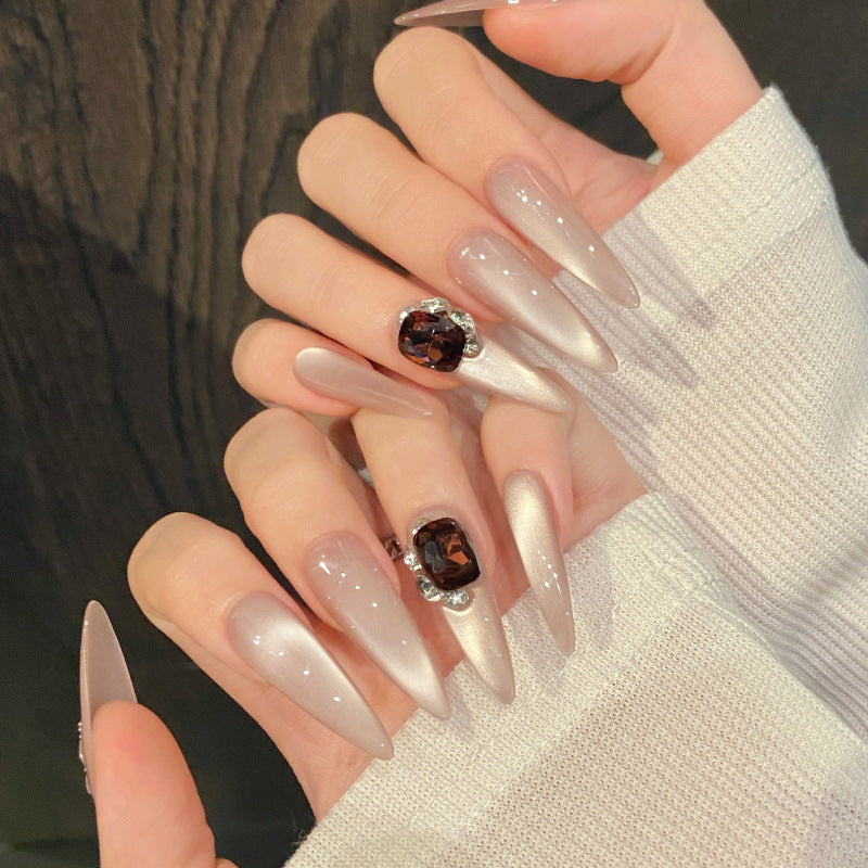 Cat Eye Nägel zum Aufkleben – Bild 1 | LuxeStyle