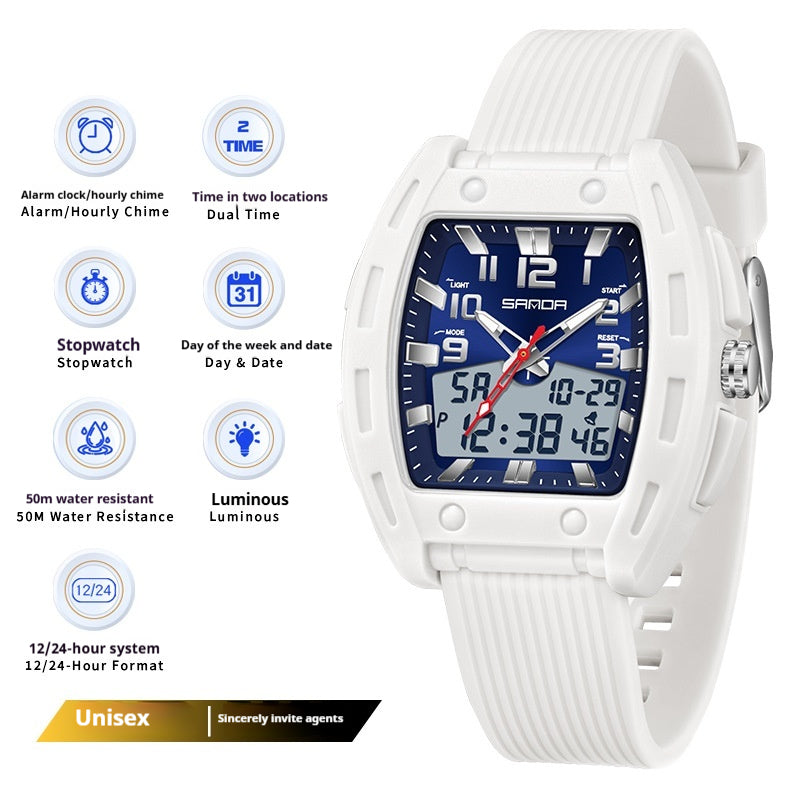 Sportliche Unisex-Armbanduhr