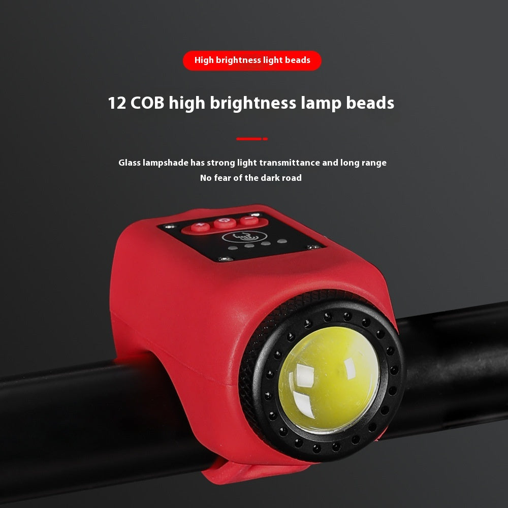 Velo Hupe mit Licht, wasserdicht, USB-Ladefunktion
