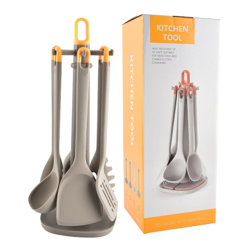 Silikon Küchenhelfer-Set mit Utensilienhalter – Bild 3 | LuxeStyle