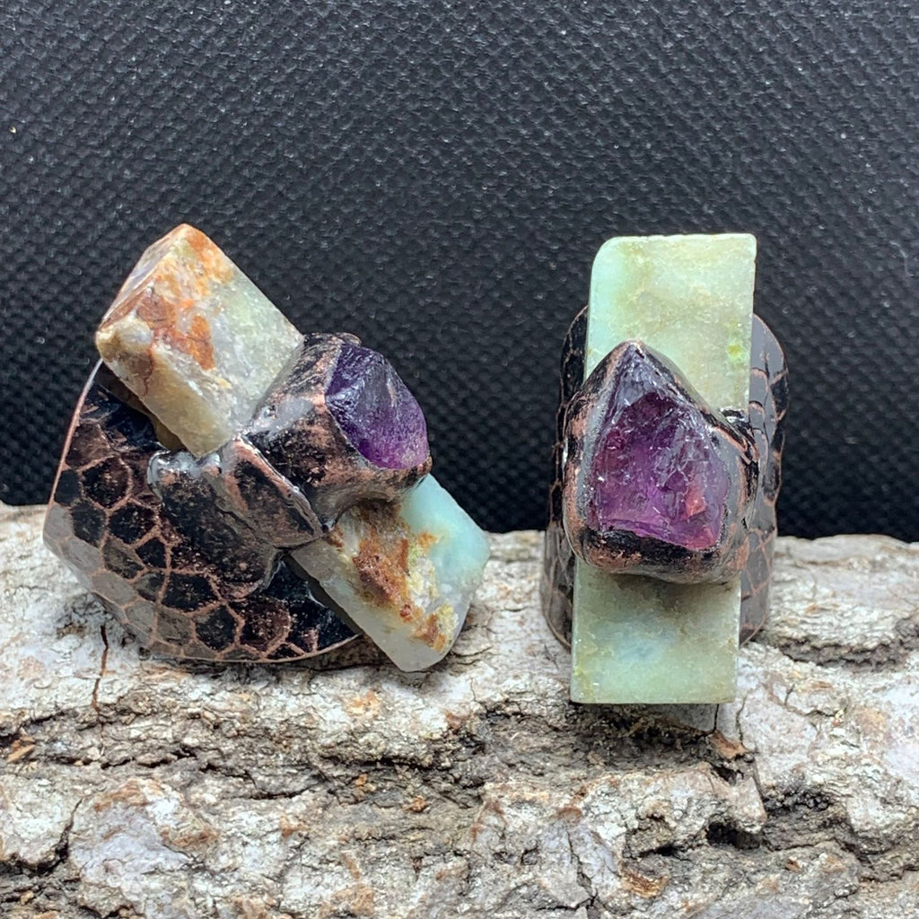 Verstellbarer Ring mit australischer Jade – Bild 3 | LuxeStyle