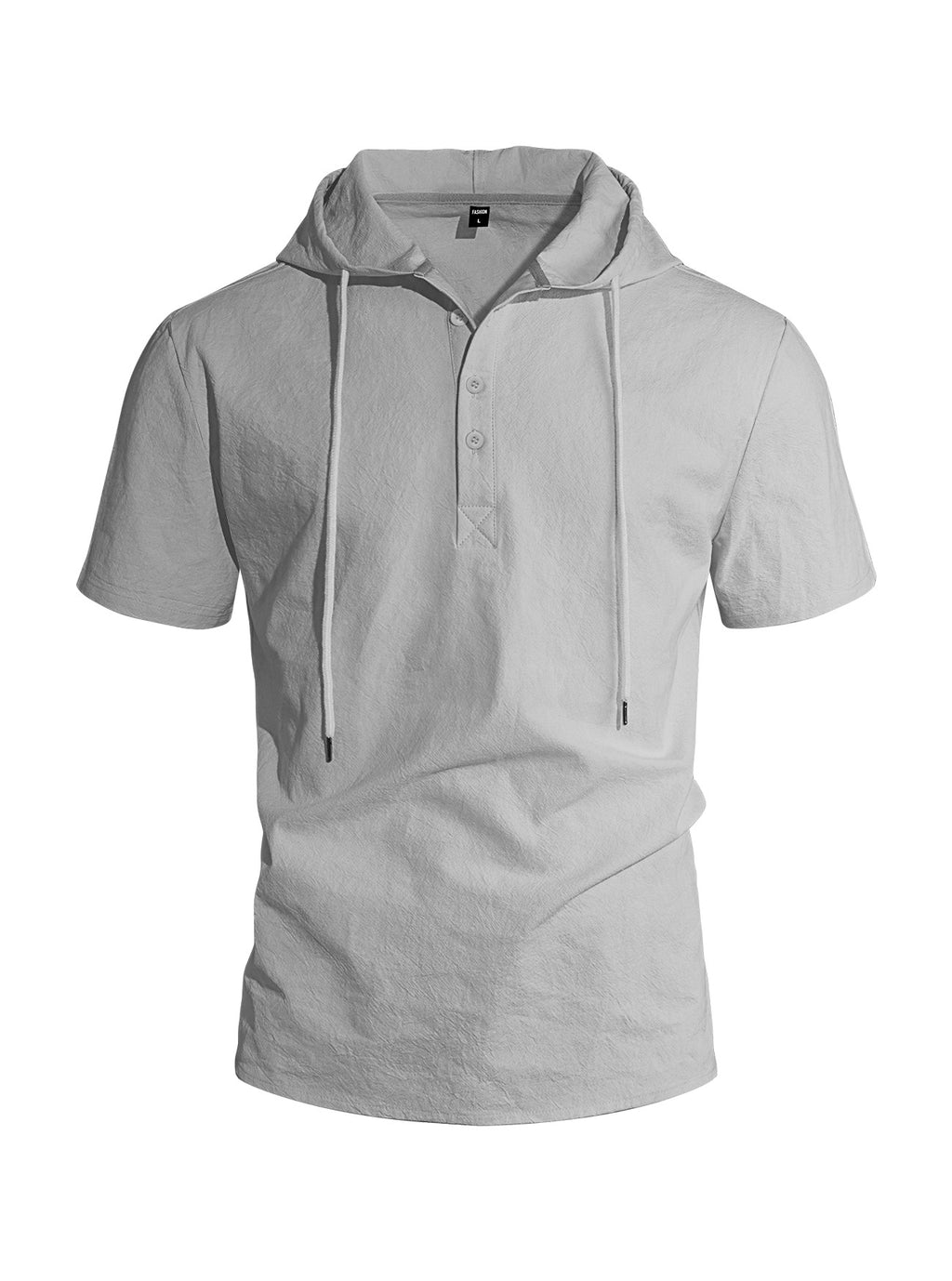 Herren Leinen Kurzarm-Shirt