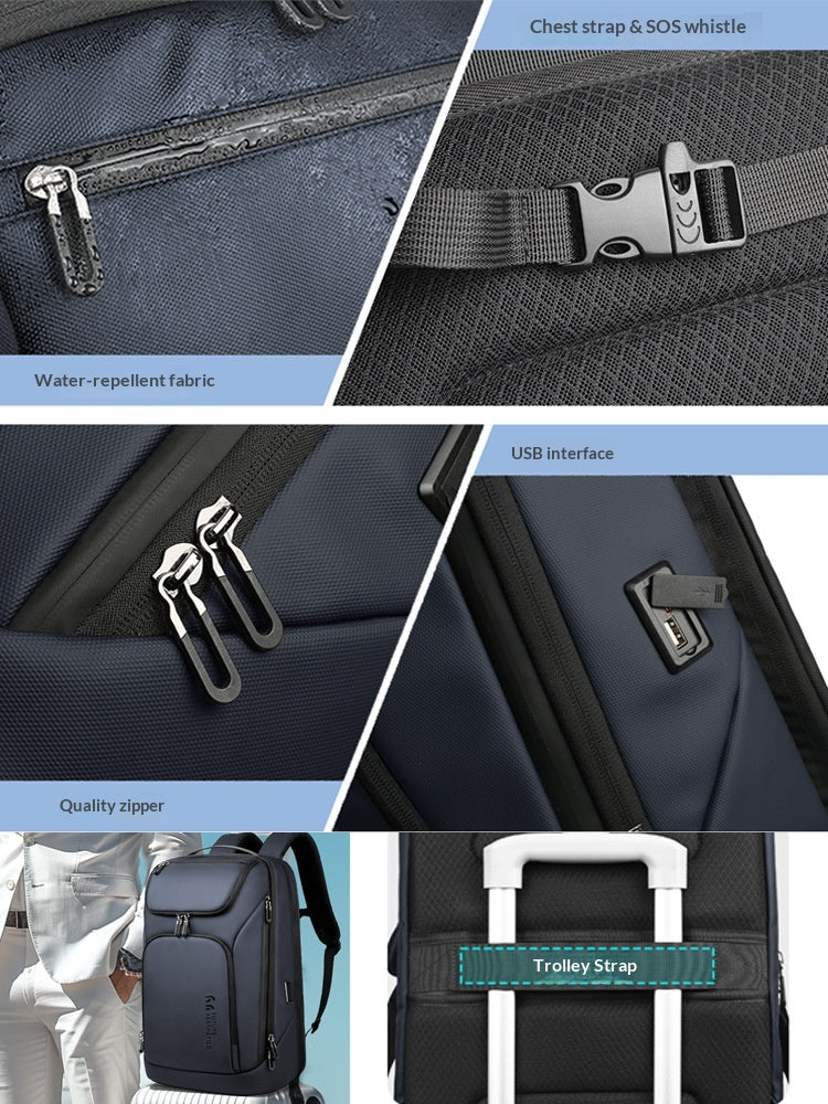 Grosses Casual-Rucksack für Kurztrips, 20-35 L – Bild 4 | LuxeStyle
