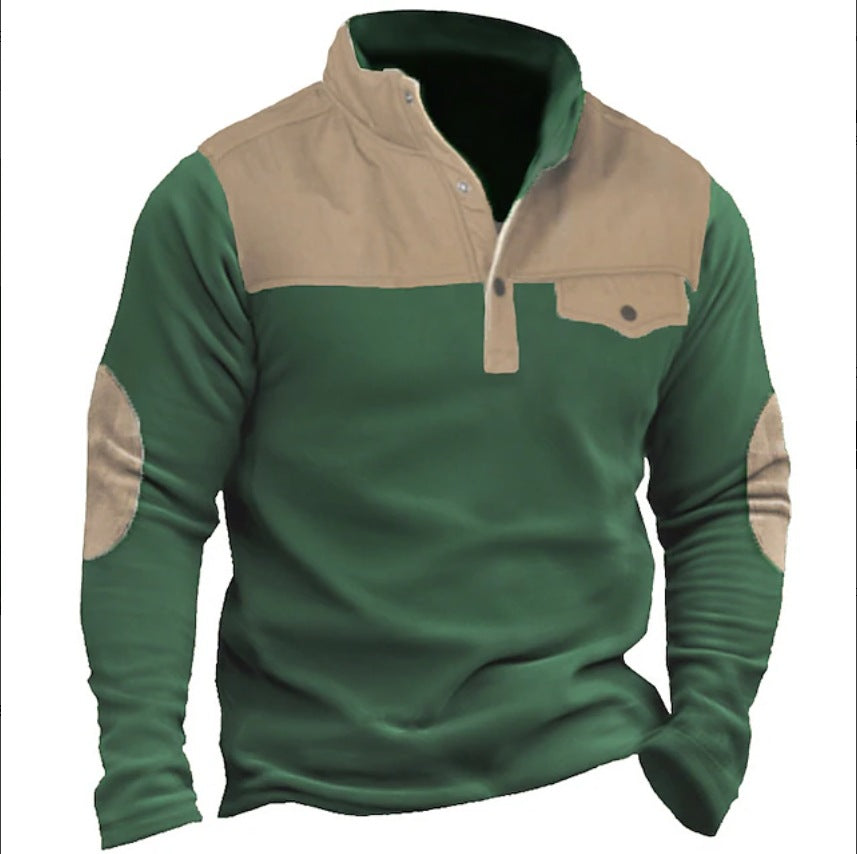 Langes Pullover Herren in Rot, Grün, Khaki | LuxeStyle