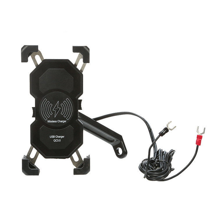 Kabelloser Lade-Halter fürs Motorrad