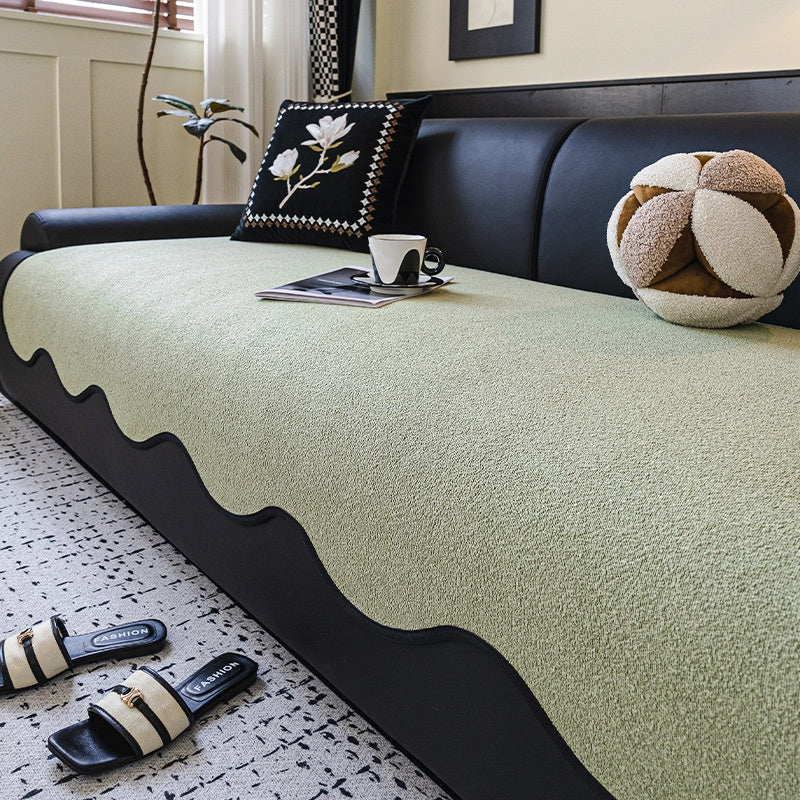 Wasserfester Teddyfleece Sofa-Überzug