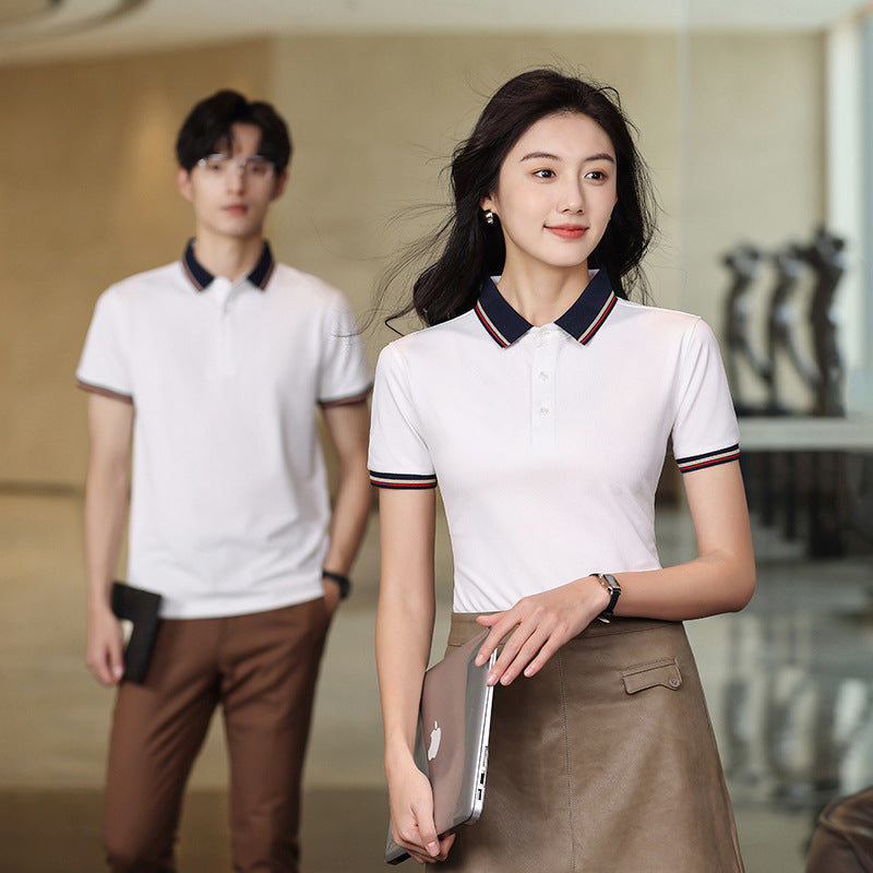 Unifarbenes Polo-Shirt für Herren | LuxeStyle