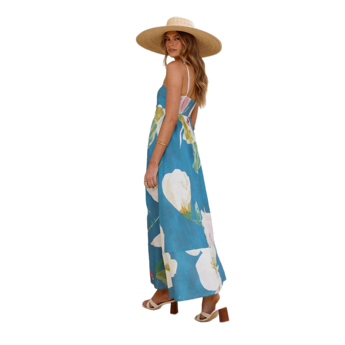Maxikleid mit Blumenmuster im Vintage-Stil | LuxeStyle