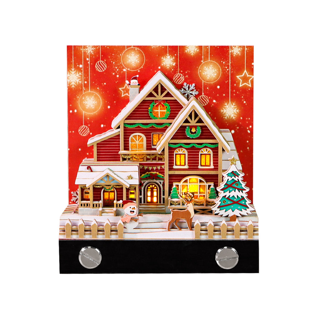 Weihnachts‑Schneehäuschen‑Kalender aus Papier – Bild 6 | LuxeStyle