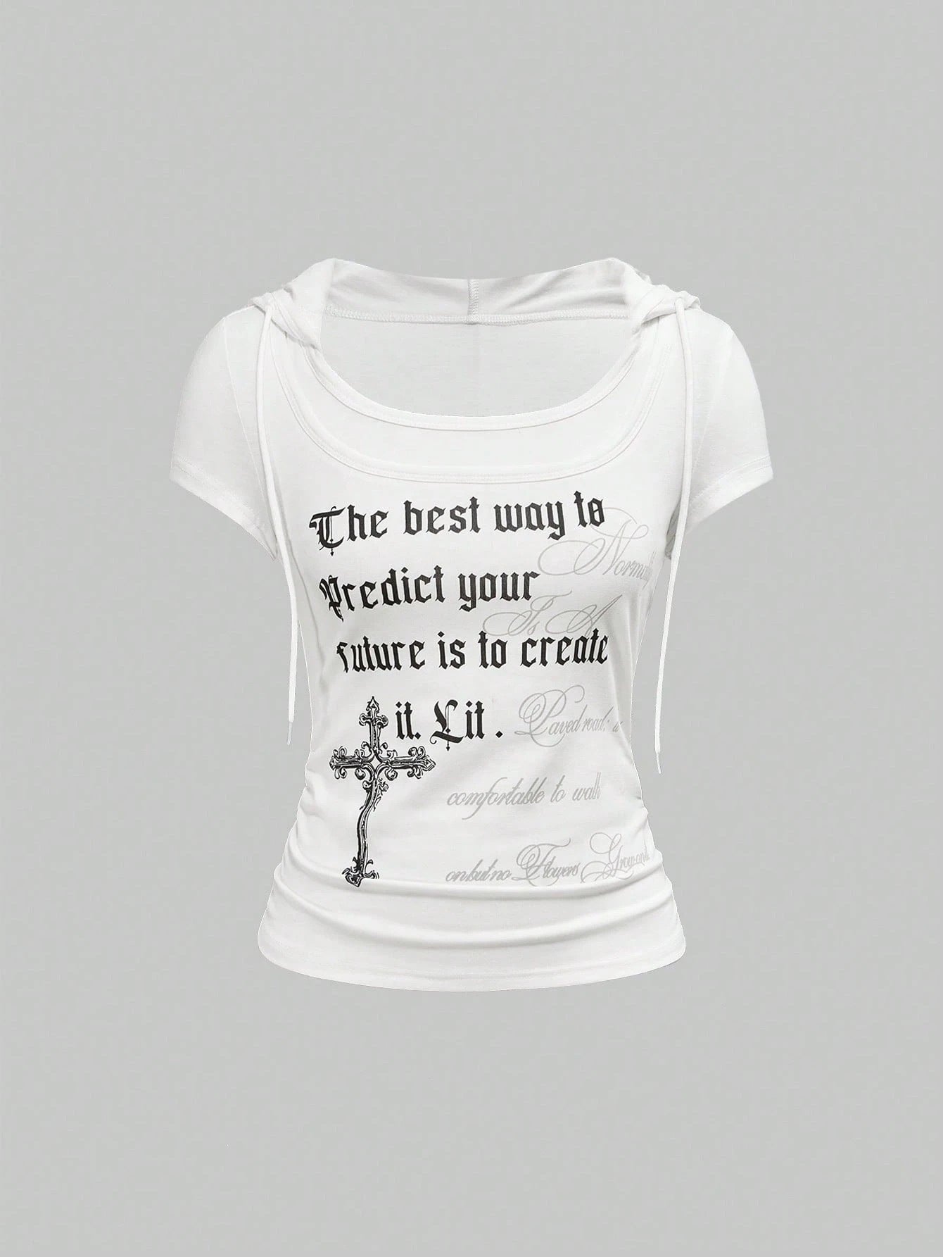 Casual Mock-Two-Piece T-Shirt mit Rundhals – Ansicht 3