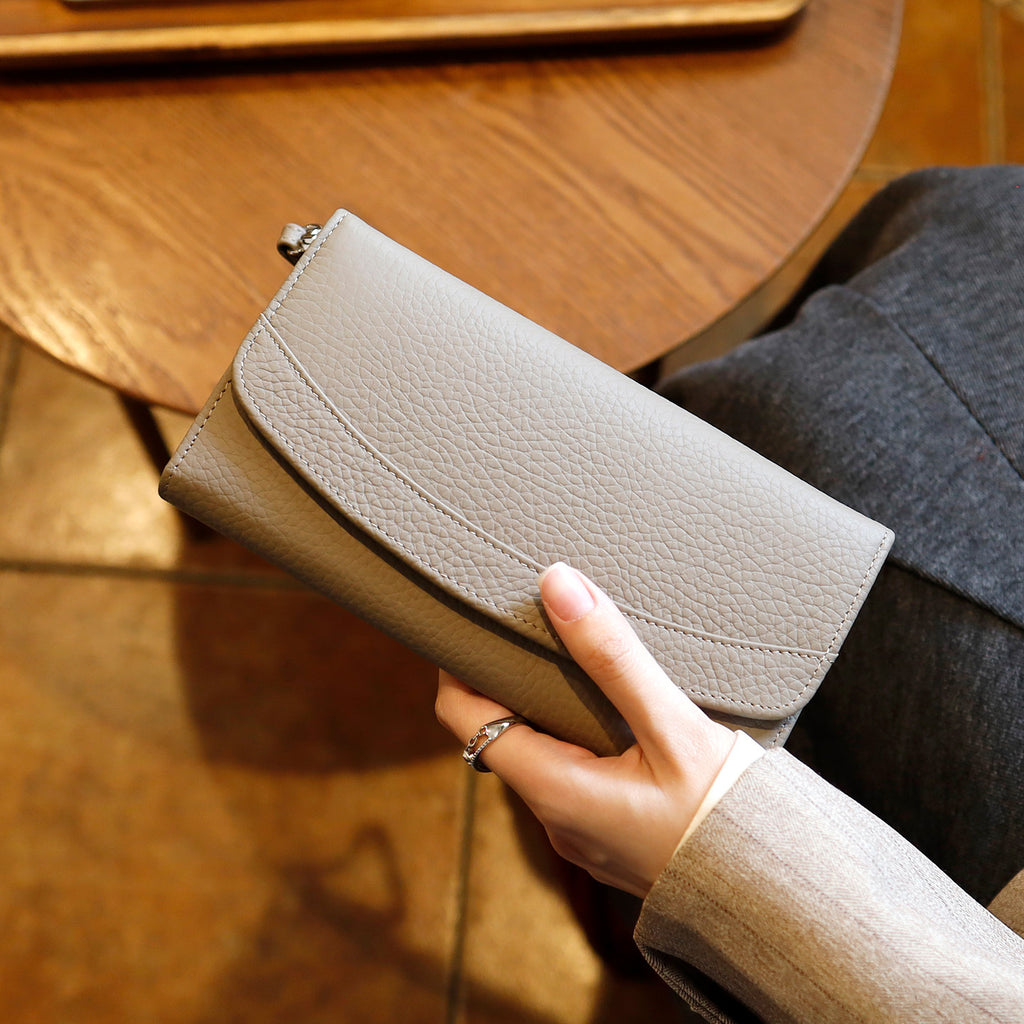 Handtasche aus echtem Leder – Clutch | LuxeStyle