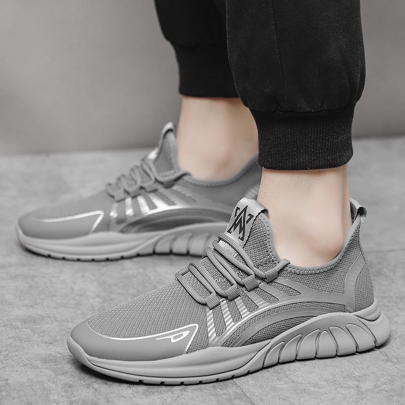 Atmungsaktive Flyknit Casual Laufschuhe für Herren