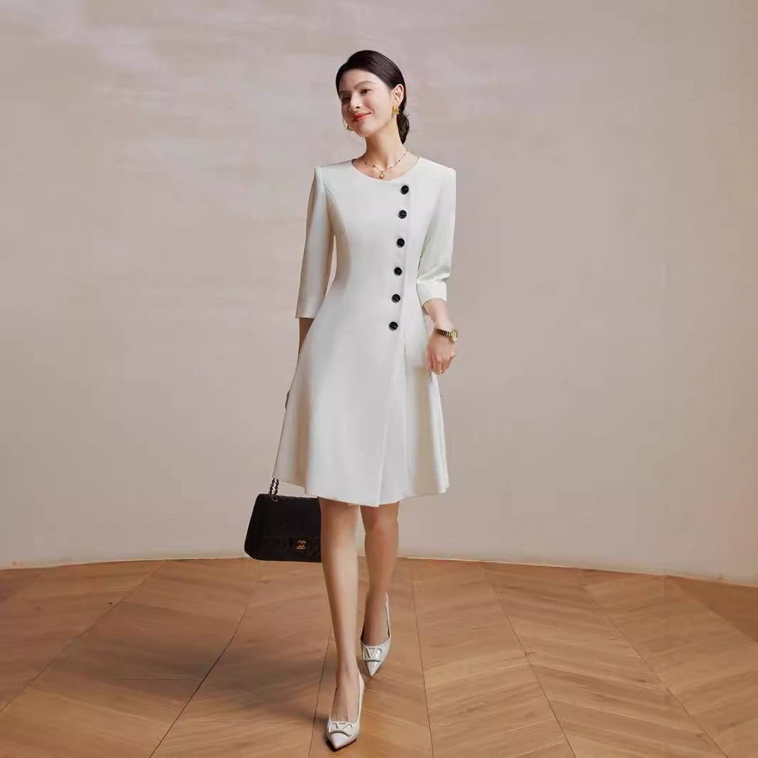 Elegantes Business-Kleid mit 3/4-Ärmeln – Bild 6 | LuxeStyle