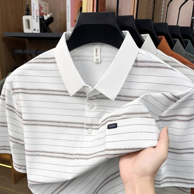 Herren-Striped-T-Shirt