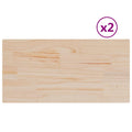 Tischplatten aus Massivholz, 2 Stk.