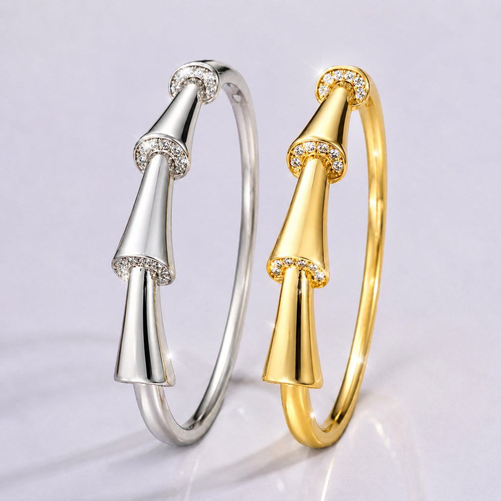 Minimalistisches Armreif mit Tapered-Design