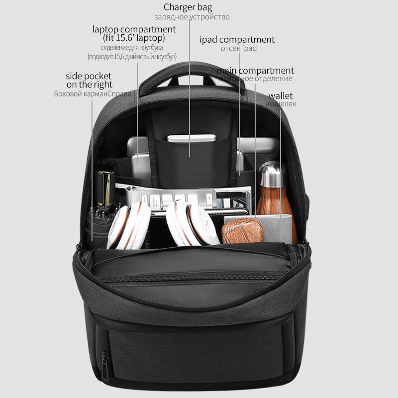 Business Rucksack Oxford – vielseitig & bequem – Bild 4 | LuxeStyle