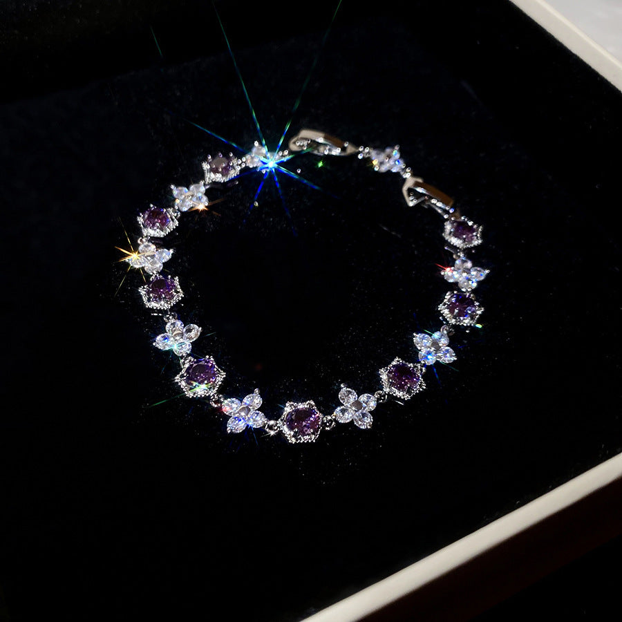 Rhombus Zirkon Armband – Ansicht 2