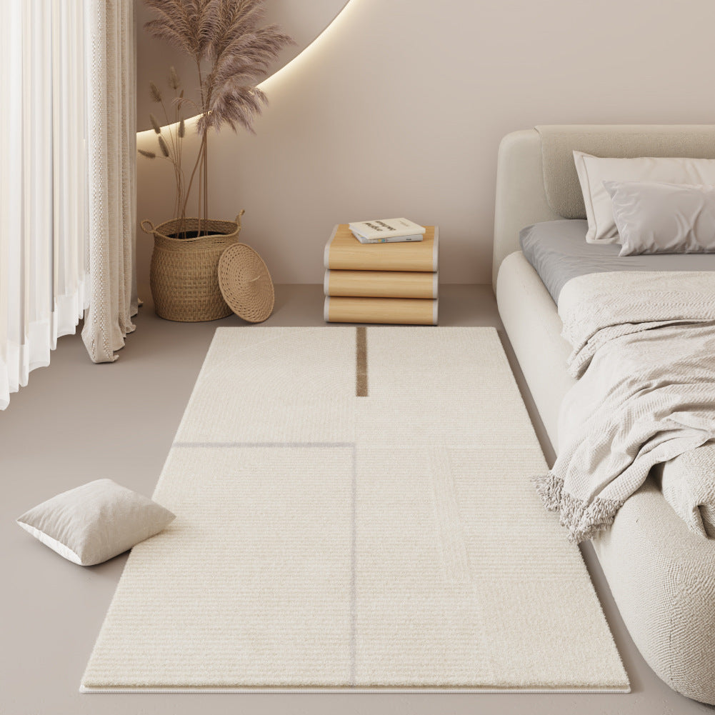 Moderner Teppich mit Streifen und Geometrie