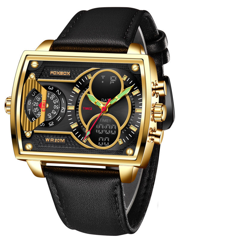 Quarz-Armbanduhr mit Doppeldisplay – Bild 5 | LuxeStyle