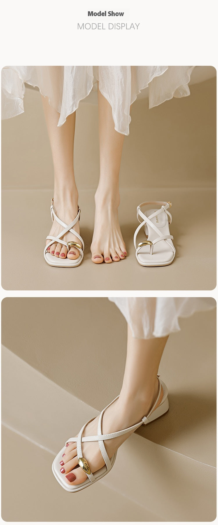 Fairy Style Roman Sandalen mit Schnürung – Bild 16 | LuxeStyle