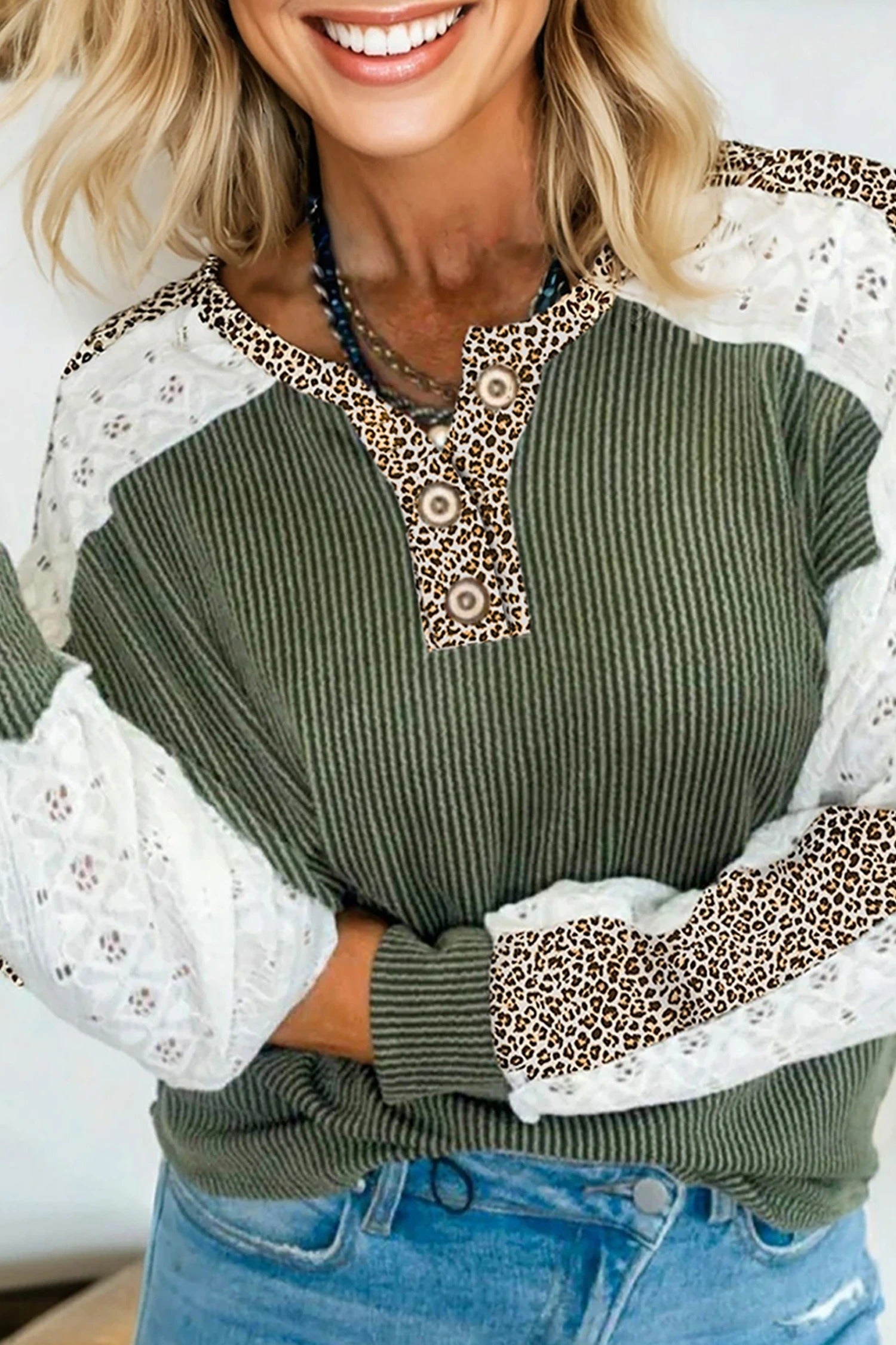 Damen lässiger Druck-Sweatshirt Langarm