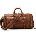 Reisetasche aus pflanzlich gegerbtem Leder