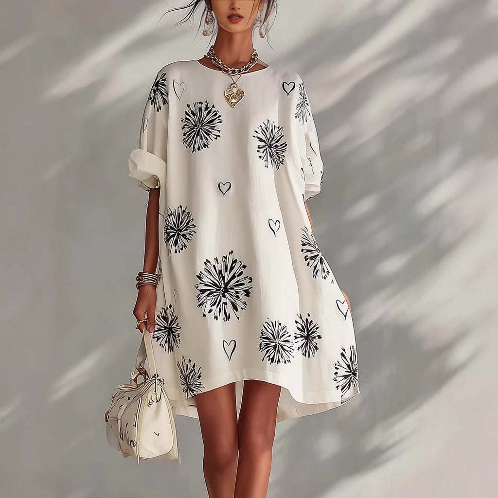 Blumenkleid mit Herzen