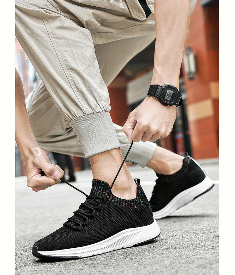 Weisser Sneaker mit verstecktem 7 cm Absatz – Bild 19 | LuxeStyle